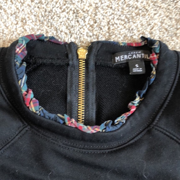 Jcrew factory sweatshirt with ruffle trim - Picture 2 of 3
